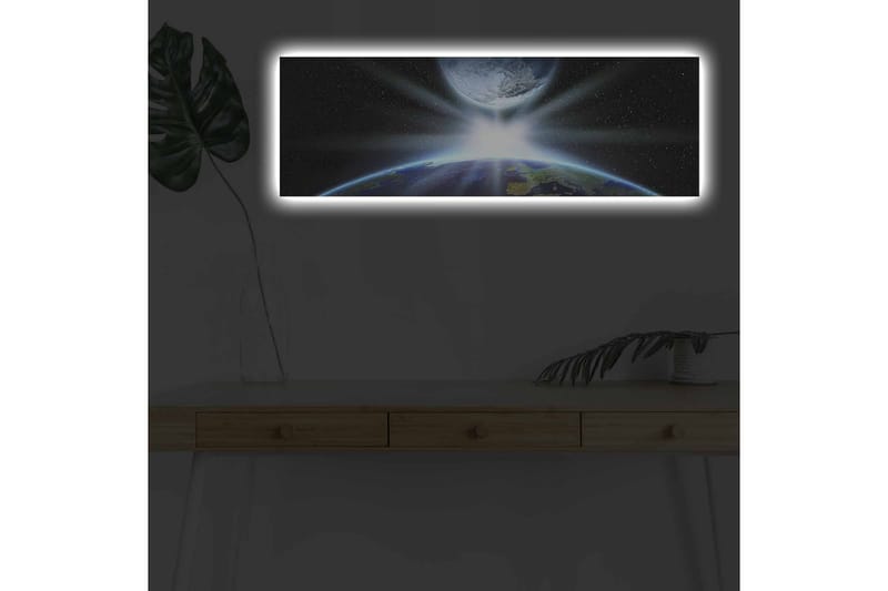 Veggdekorasjon LED-belysning Canvas Bilde - Innredning - Bilder & kunst - Lerretsbilder