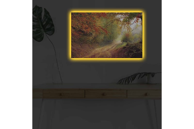 Veggdekorasjon LED-belysning Canvas Bilde - Innredning - Bilder & kunst - Lerretsbilder