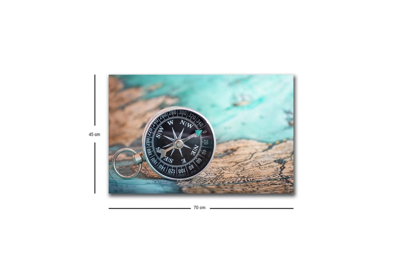 Veggdekorasjon LED-belysning Canvas Bilde - Innredning - Bilder & kunst - Lerretsbilder
