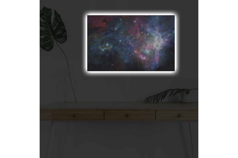 Veggdekorasjon LED-belysning Canvas Bilde - Innredning - Bilder & kunst - Lerretsbilder