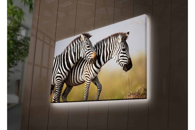 Veggdekorasjon LED-belysning Canvas Bilde - Innredning - Bilder & kunst - Lerretsbilder