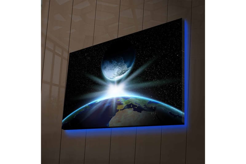Veggdekorasjon LED-belysning Canvas Bilde - Innredning - Bilder & kunst - Lerretsbilder