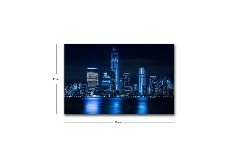 Veggdekorasjon LED-belysning Canvas Bilde - Innredning - Bilder & kunst - Lerretsbilder