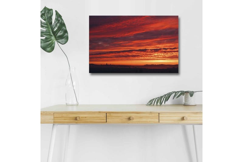 Veggdekorasjon LED-belysning Canvas Bilde - Innredning - Bilder & kunst - Lerretsbilder