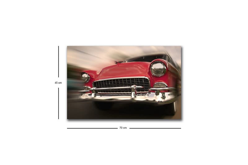 Veggdekorasjon LED-belysning Canvas Bilde - Innredning - Bilder & kunst - Lerretsbilder