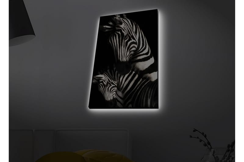 Veggdekorasjon LED-belysning Canvas Bilde - Innredning - Bilder & kunst - Lerretsbilder