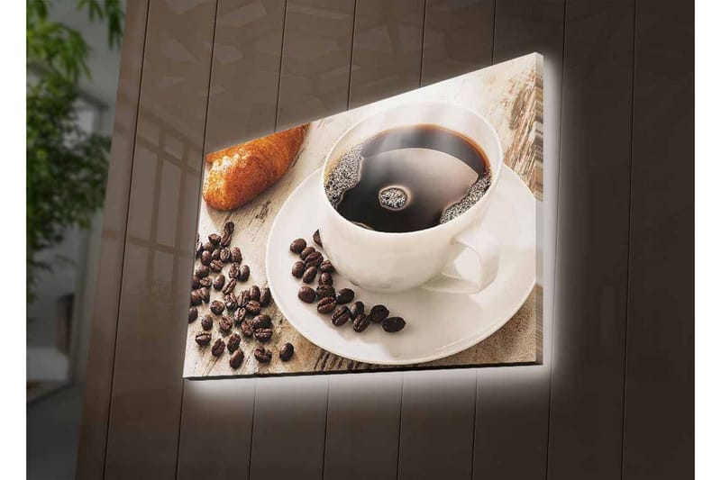 Veggdekorasjon LED-belysning Canvas Bilde - Innredning - Bilder & kunst - Lerretsbilder