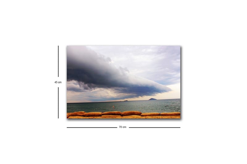 Veggdekorasjon LED-belysning Canvas Bilde - Innredning - Bilder & kunst - Lerretsbilder