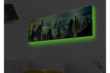 Veggdekorasjon LED-belysning Canvas Bilde - Innredning - Bilder & kunst - Lerretsbilder