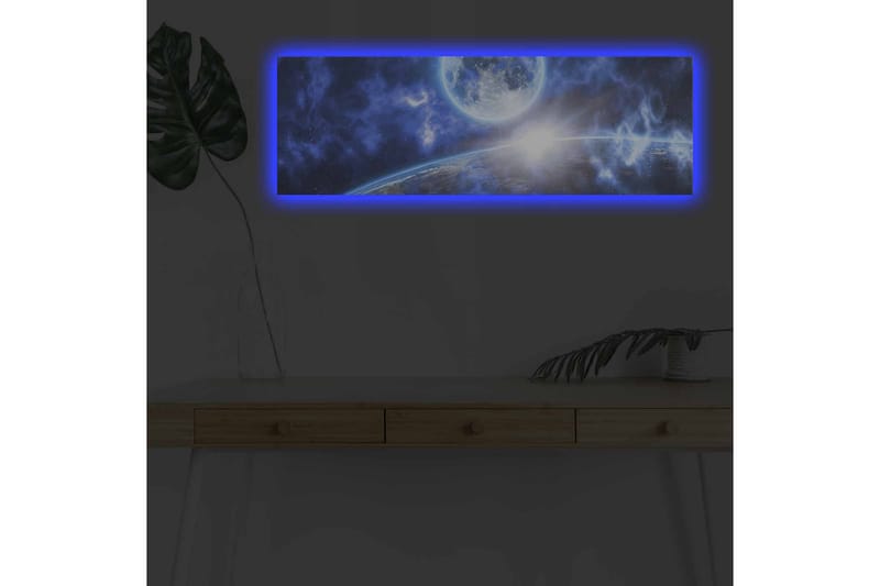 Veggdekorasjon LED-belysning Canvas Bilde - Innredning - Bilder & kunst - Lerretsbilder