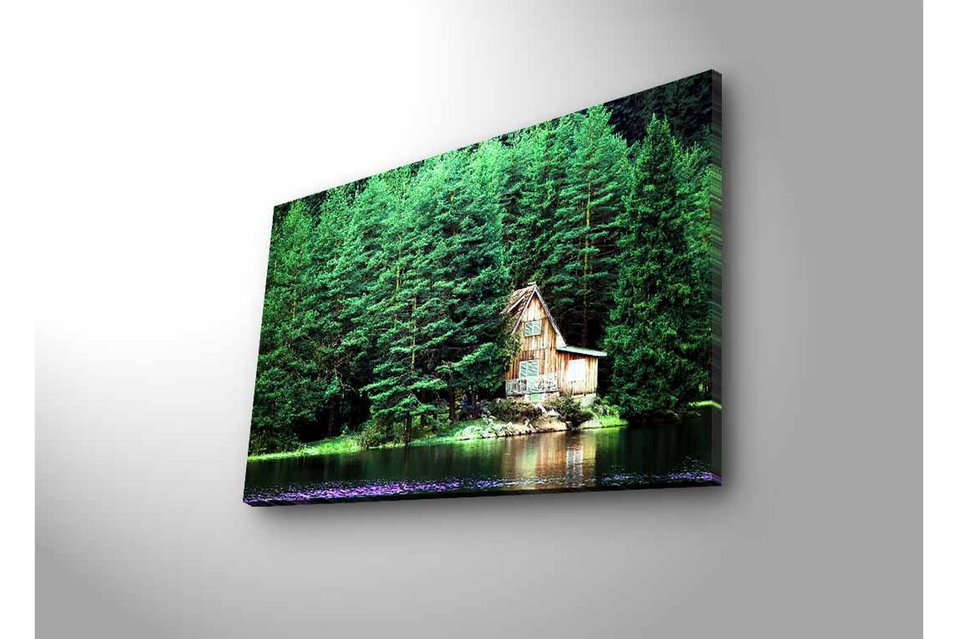 Veggdekorasjon LED-belysning Canvas Bilde - Innredning - Bilder & kunst - Lerretsbilder