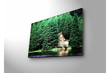Veggdekorasjon LED-belysning Canvas Bilde - Innredning - Bilder & kunst - Lerretsbilder
