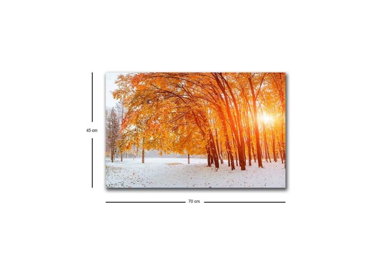 Veggdekorasjon LED-belysning Canvas Bilde - Innredning - Bilder & kunst - Lerretsbilder