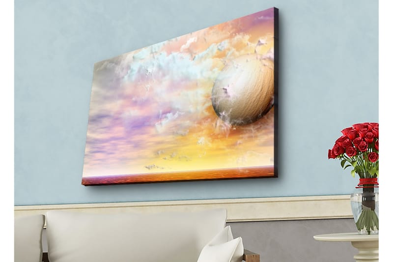 Veggdekorasjon LED-belysning Canvas Bilde - Innredning - Bilder & kunst - Lerretsbilder