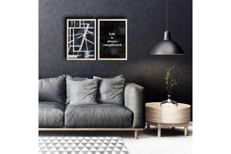 Veggdekorasjon MDF Bilde 2-delt, undefined