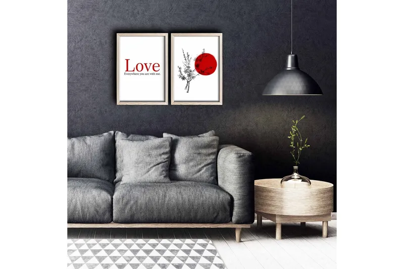 Veggdekorasjon MDF Bilde 2-delt, undefined