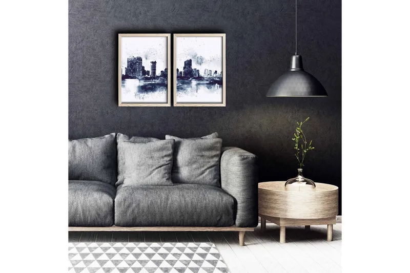 Veggdekorasjon MDF Bilde 2-delt - Innredning - Bilder & kunst - Lerretsbilder