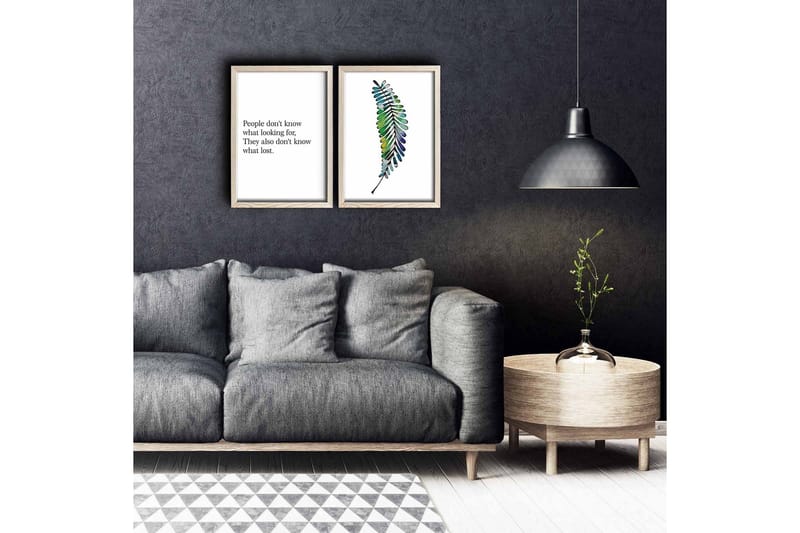 Veggdekorasjon MDF Bilde 2-delt, undefined