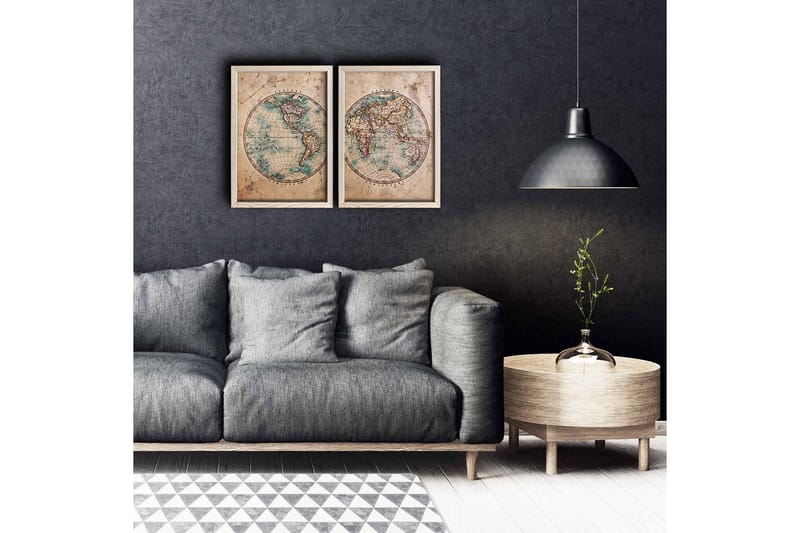 Veggdekorasjon MDF Bilde 2-delt, undefined