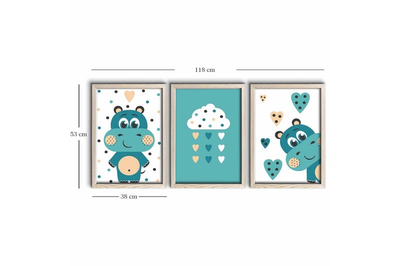 Veggdekorasjon MDF Bilde - Innredning - Bilder & kunst - Lerretsbilder