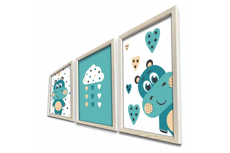 Veggdekorasjon MDF Bilde - Innredning - Bilder & kunst - Lerretsbilder