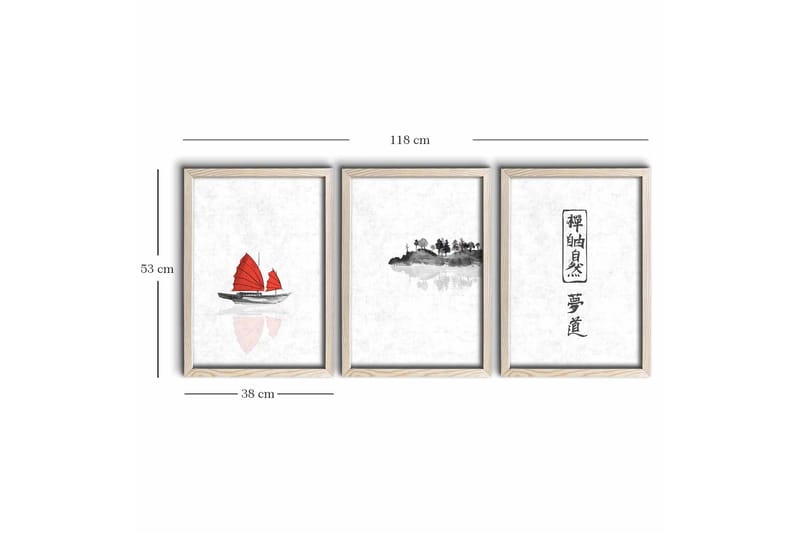 Veggdekorasjon MDF Bilde - Innredning - Bilder & kunst - Lerretsbilder