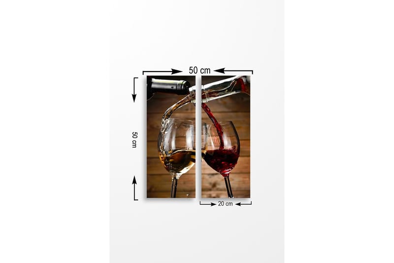 Veggdekorasjon MDF Bilde - Innredning - Bilder & kunst - Lerretsbilder