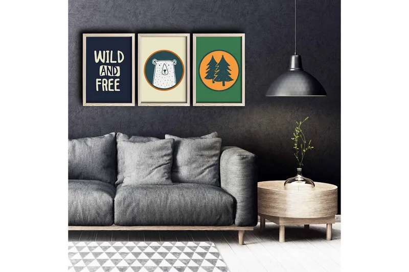 Veggdekorasjon MDF Bilde - Innredning - Bilder & kunst - Lerretsbilder