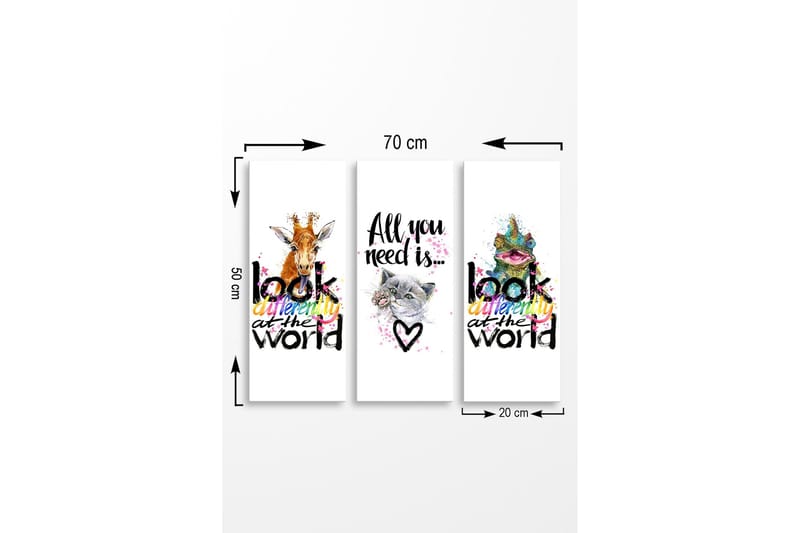 Veggdekorasjon MDF Bilde - Innredning - Bilder & kunst - Lerretsbilder