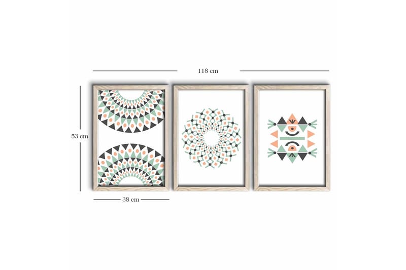 Veggdekorasjon MDF Bilde - Innredning - Bilder & kunst - Lerretsbilder