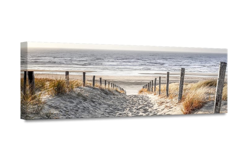 Warm Sand Bilde 45x140 cm - Lerret - Lerretsbilder