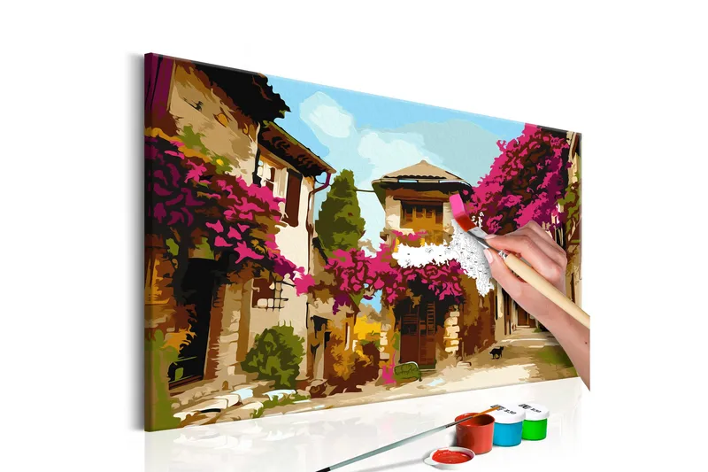 Gjør-det-selv Maleri Mediterranean Town 60x40 cm, Artgeist sp. z o. o.