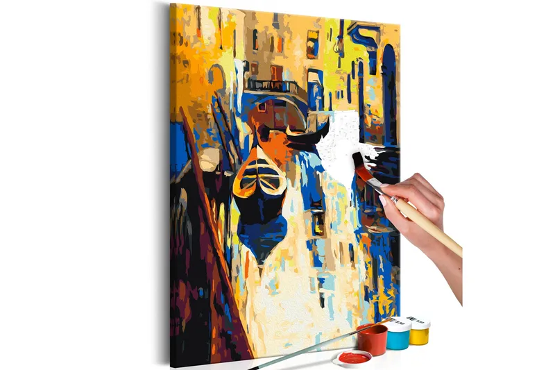 Gjør-det-selv Maleri  Venezia-gondol 40x60 cm, Artgeist sp. z o. o.