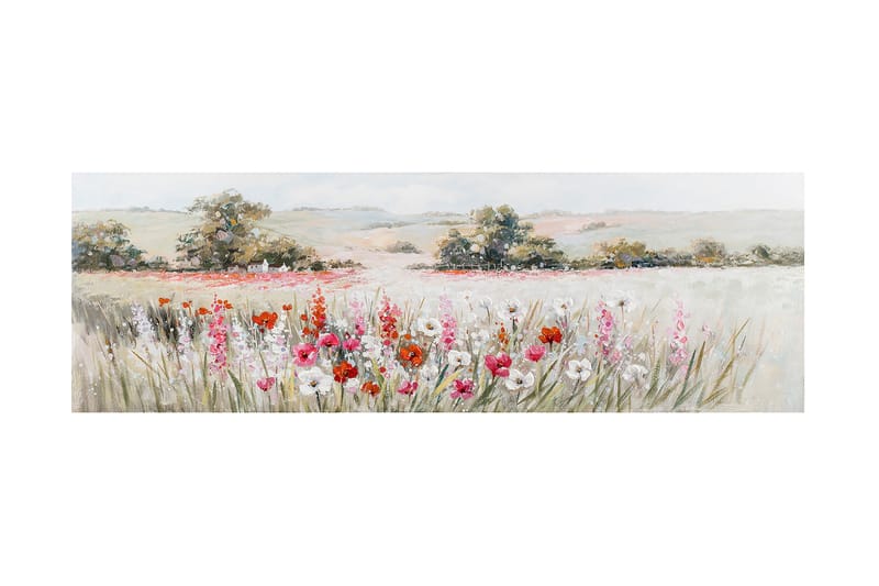 Oljemaling Unikot 50x150cm - Innredning - Bilder & kunst - Oljemaling