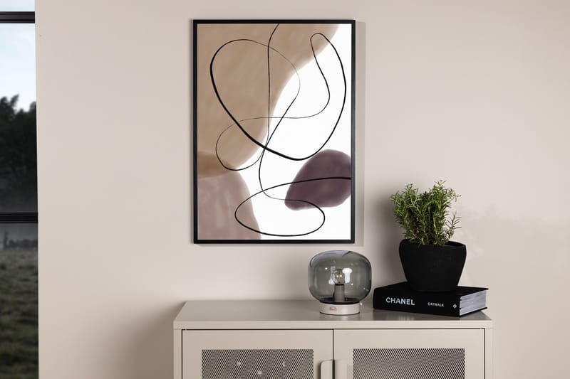 Poster Lines 21x30 cm - Beige - Innredning - Bilder & kunst - Posters