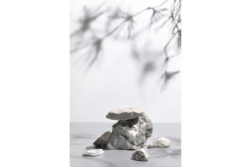 Poster Sandstones 50x70 cm, Hvid