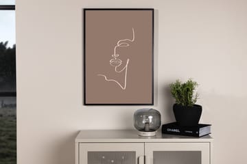 Poster Siluette 21x30 cm - Brun - Innredning - Bilder & kunst - Posters