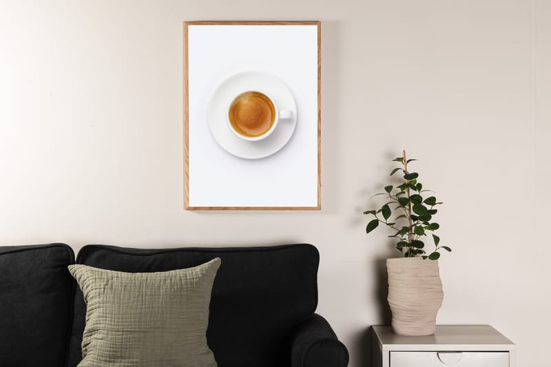 Poster Skimmed coffee 21x30 cm - Brun/Hvit - Posters