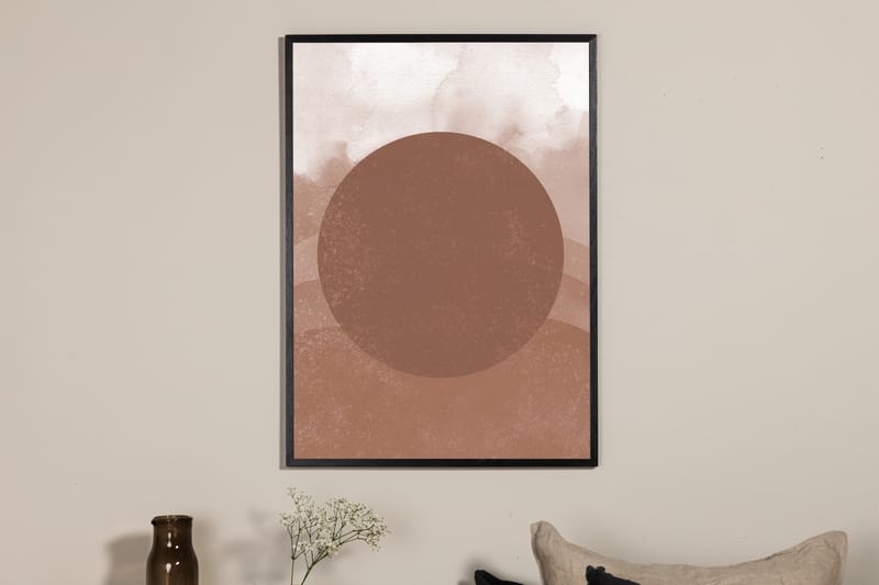 Poster Soft shades 70x100 cm - Brun - Posters