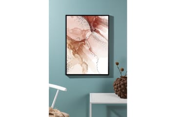 Poster Splash 21x30 cm - Lys lyserød - Innredning - Bilder & kunst - Posters