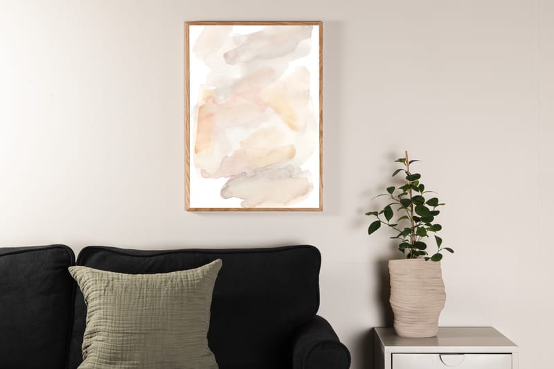 Poster Water color 70x100 cm - Beige - Posters