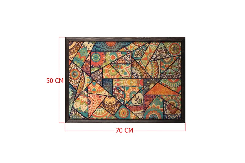 Colourful Mosaic Abstract/Colourful Flerfarget - 70x50 cm - Innredning - Bilder & kunst - Posters