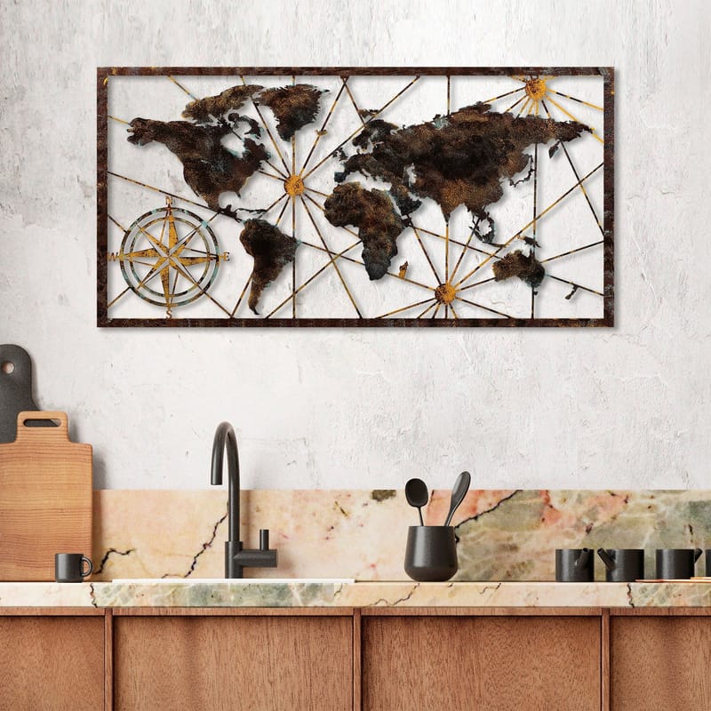 Decorative Metal Wall Accessory Wallxpert - Innredning - Bilder & kunst - Posters