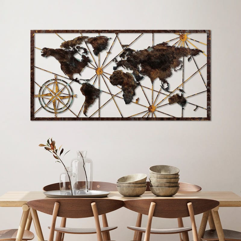Decorative Metal Wall Accessory Wallxpert - Innredning - Bilder & kunst - Posters