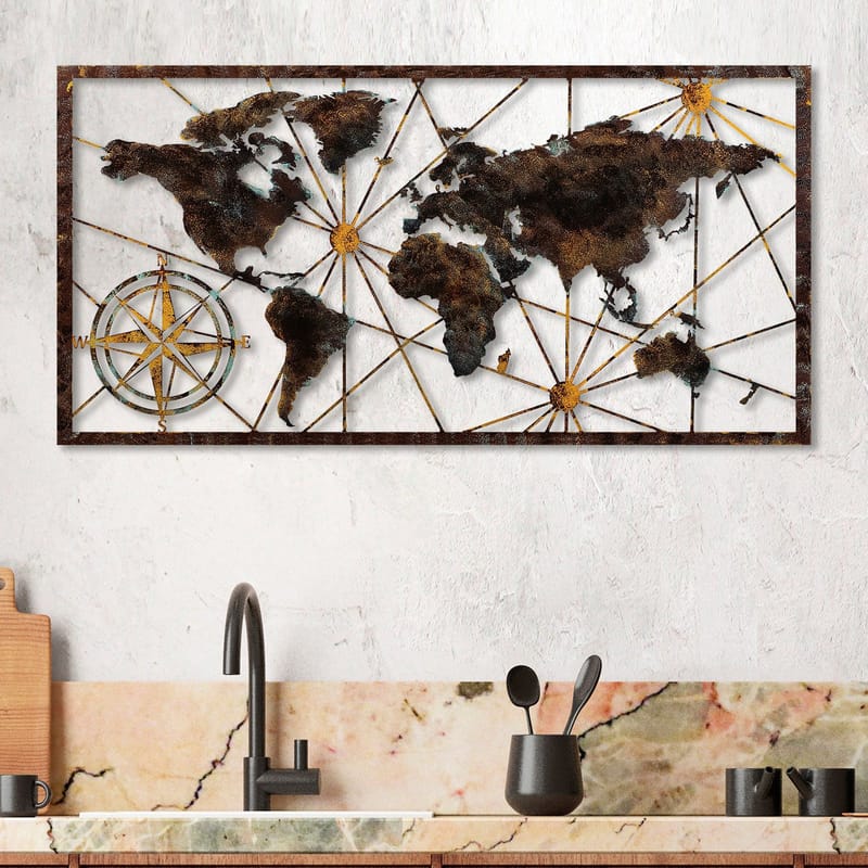 Decorative Metal Wall Accessory Wallxpert - Innredning - Bilder & kunst - Posters