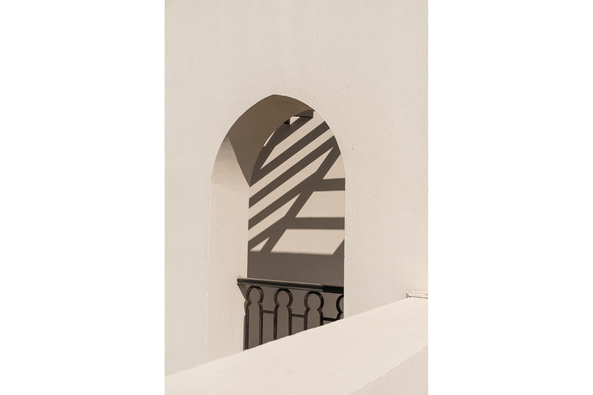 Poster Balcony 21x30 cm - Hvid