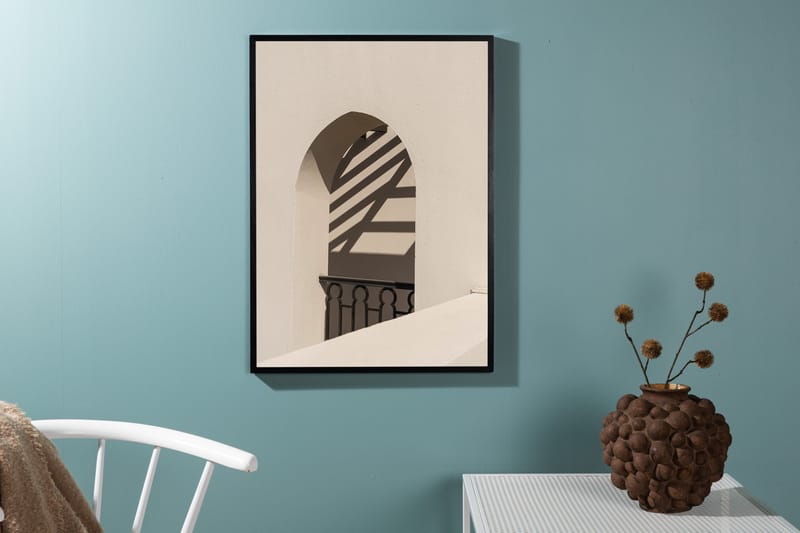 Poster Balcony 21x30 cm - Hvid - Innredning - Bilder & kunst - Posters