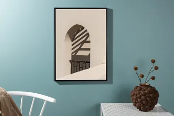 Poster Balcony 30x40 cm - Hvid - Innredning - Bilder & kunst - Posters