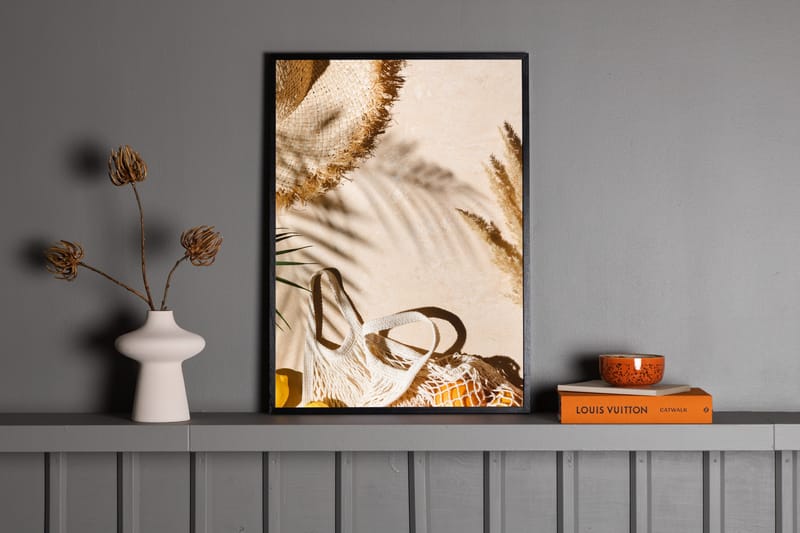 Poster Beach 30x40 cm - Beige - Innredning - Bilder & kunst - Posters