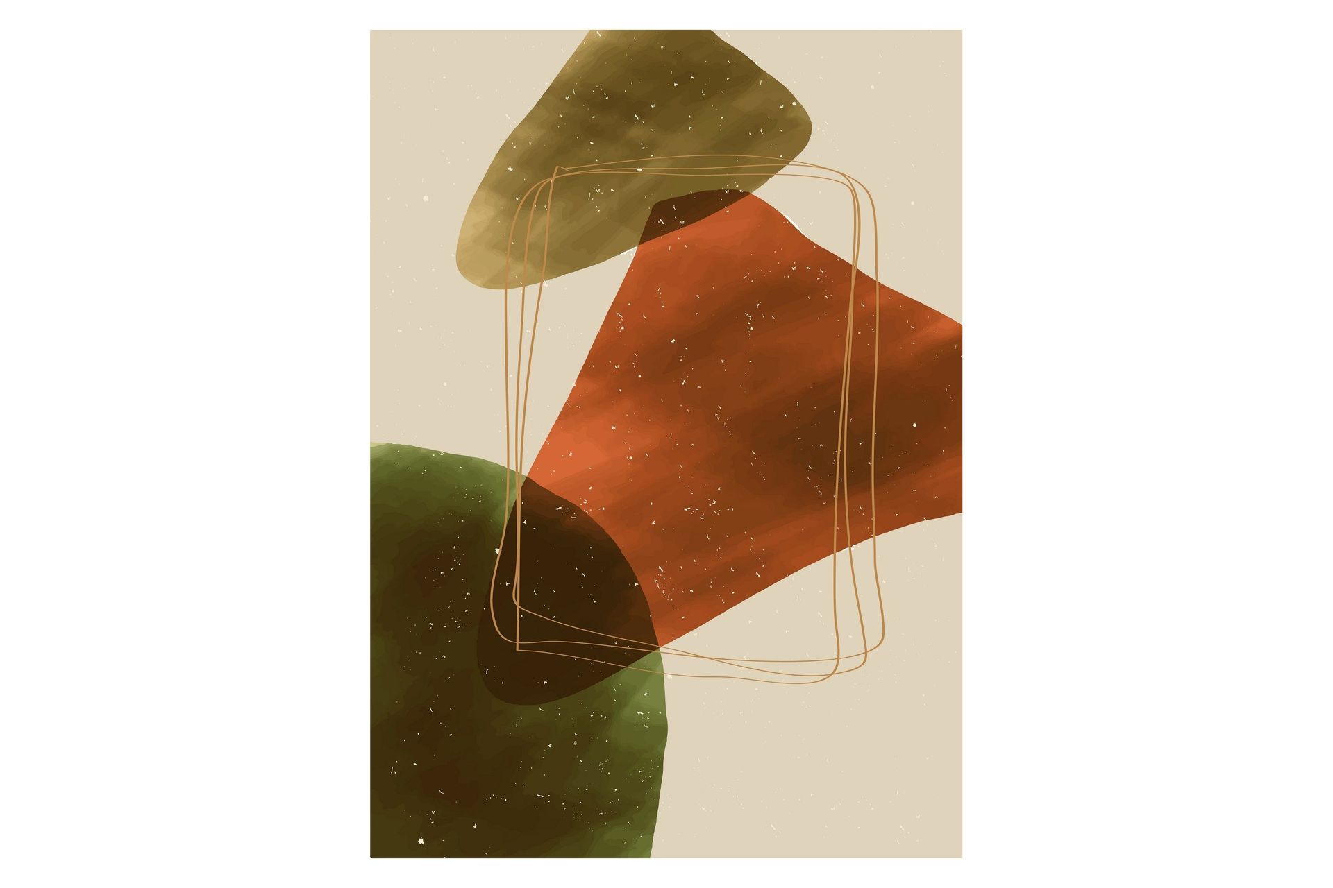 Poster Canyon 50x70 cm - Beige